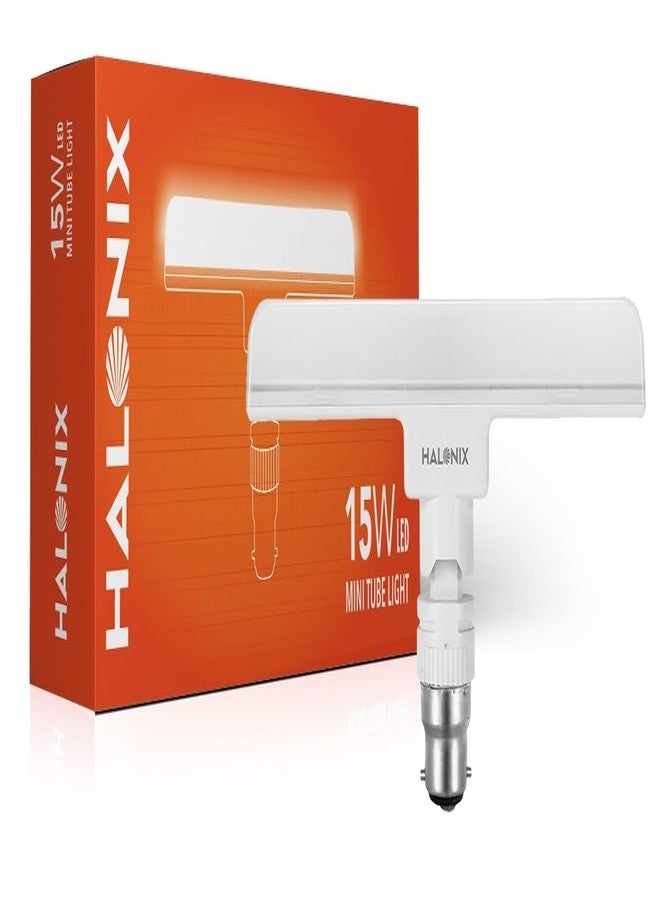 Halonix 15 Watts B22d Led bulb tube Light | Color- White | Pack of 1 | T-bulb - Image 1